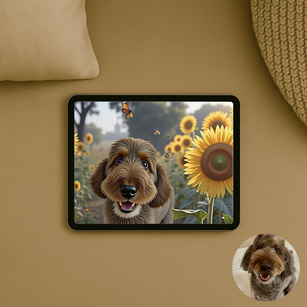 Custom 3D animated pet portrait – digital download only – Buddy & Mo Co.