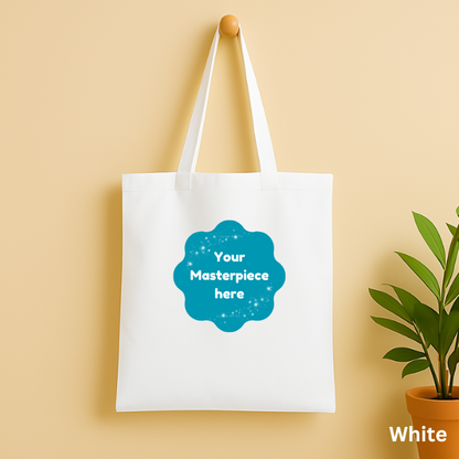 Lightweight tote bag printed with your custom 3D-style pet portrait – Buddy & Mo Co.