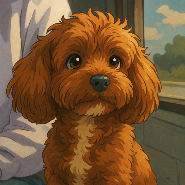 Custom 3D pet portrait with The Dreamscape background – Buddy & Mo Co.