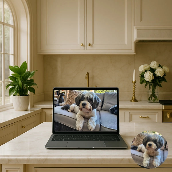 Custom 3D animated image in a digital portrait – Buddy & Mo Co.