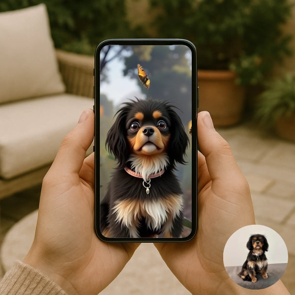 Custom 3D animated image in a digital portrait – Buddy & Mo Co.