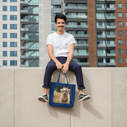 Lightweight tote bag printed with your custom 3D-style pet portrait – Buddy & Mo Co.
