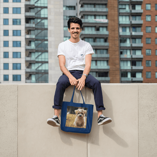 Lightweight tote bag printed with your custom 3D-style pet portrait – Buddy & Mo Co.